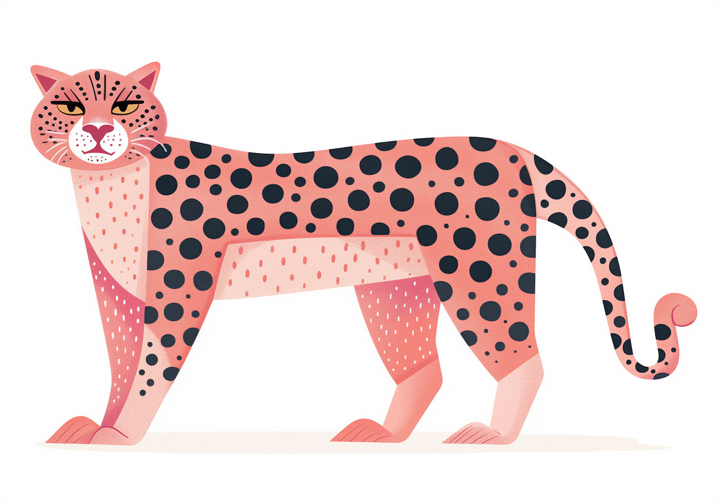 Pink Leopard Poster - Posterbox.dk
