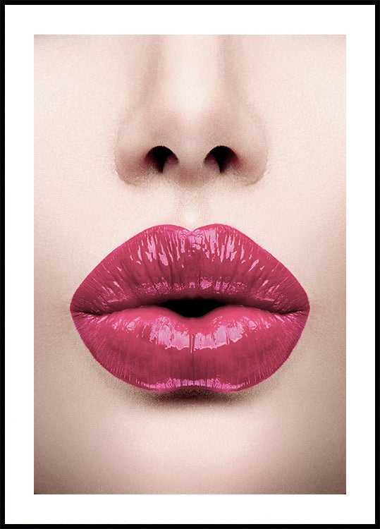 Pink Lips Poster - Posterbox.dk