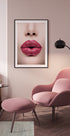 Pink Lips Poster - Posterbox.dk
