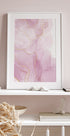 Pink Marble With Gold Poster - Posterbox.dk