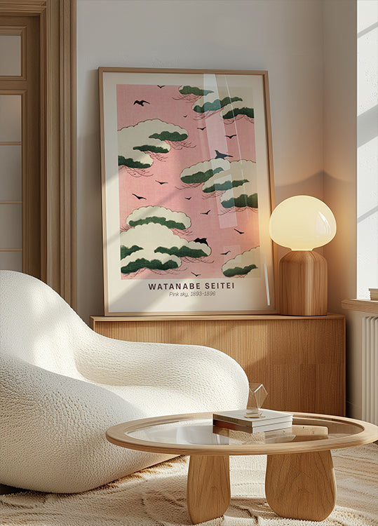 Pink Sky Japanese, Watanabe Seitei Poster - Posterbox.dk