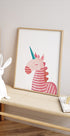 Pink Unicorn Poster - Posterbox.dk