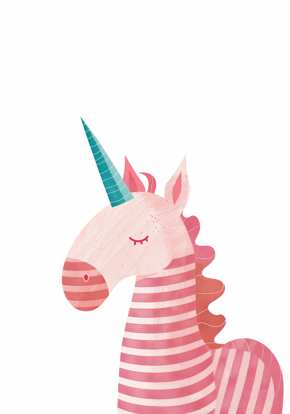 Pink Unicorn Poster - Posterbox.dk