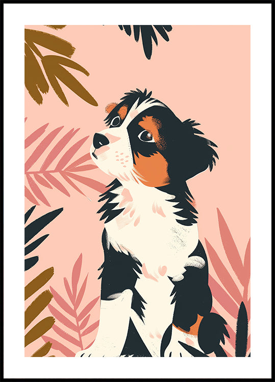 Playful Puppy Poster - Posterbox.dk
