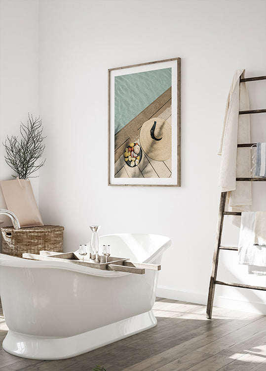 Poolside Relaxation Poster - Posterbox.dk