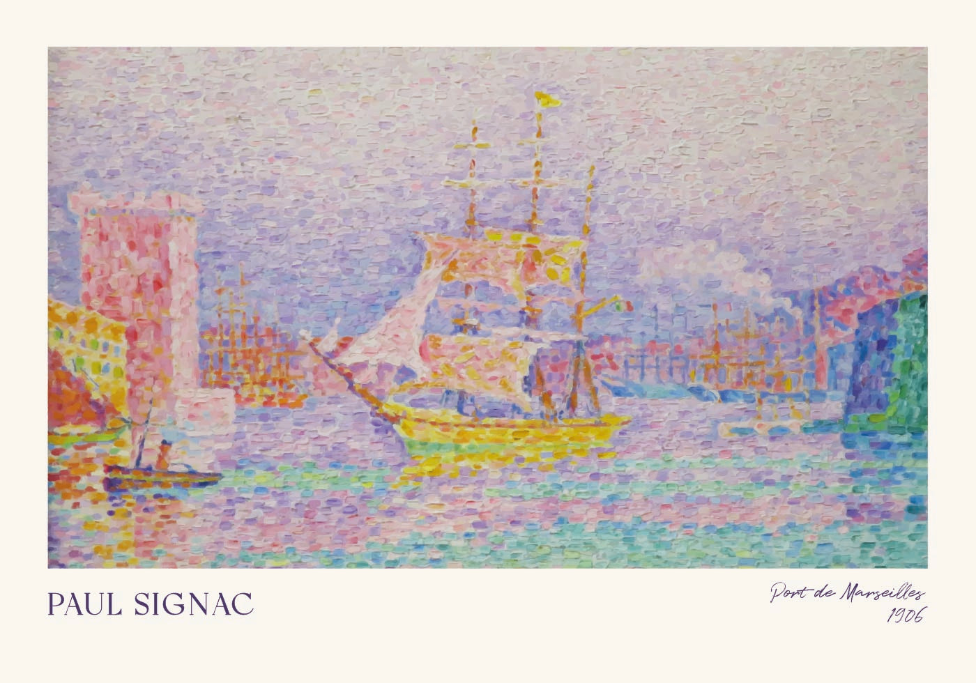 Port De Marseilles, Paul Signac Poster - Posterbox.dk