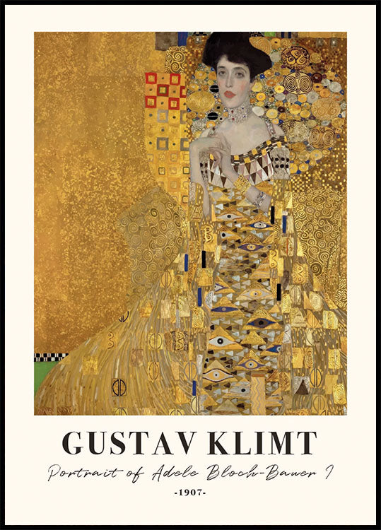 Portrait of Adele Bloch-Bauer I Poster - Posterbox.dk