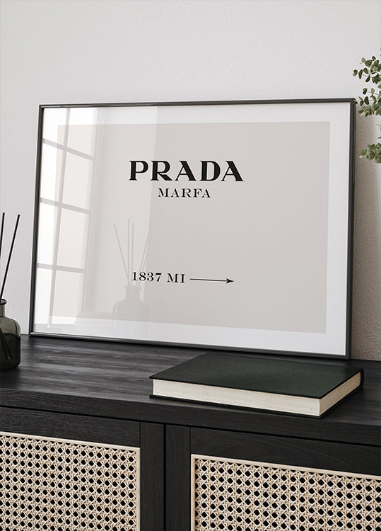 Prada Marfa Sign Poster - Posterbox.dk