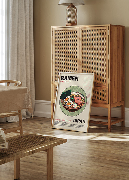 Ramen Noodle Soup Poster - Posterbox.dk