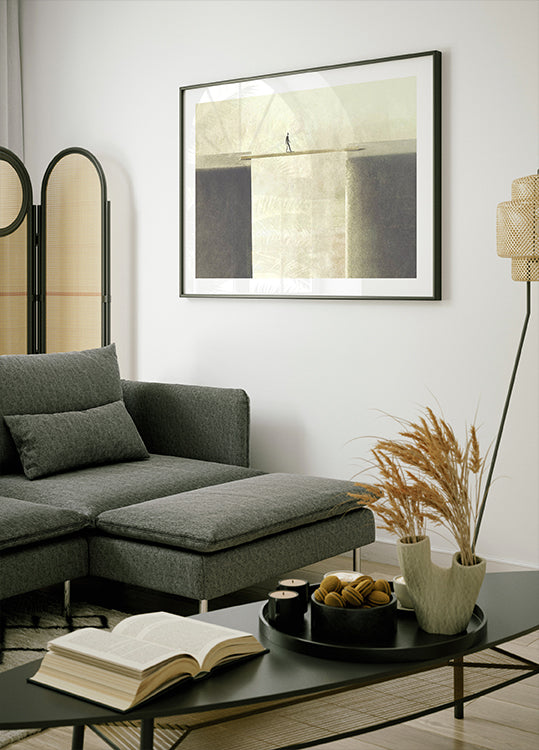 Reaching the Other Side, Gap Crossing Concept Poster - Posterbox.dk