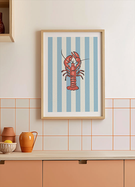 Red Lobster Poster - Posterbox.dk