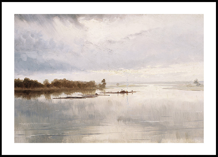 River Landscape by Ferdynand Ruszczyc Poster - Posterbox.dk