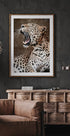 Roaring Leopard in Nature Poster - Posterbox.dk