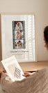 Romantic Wedding Film Strip, Mr and Mrs Poster - Posterbox.dk