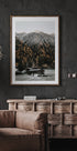 Rustic Houses in the Mountains Poster - Posterbox.dk
