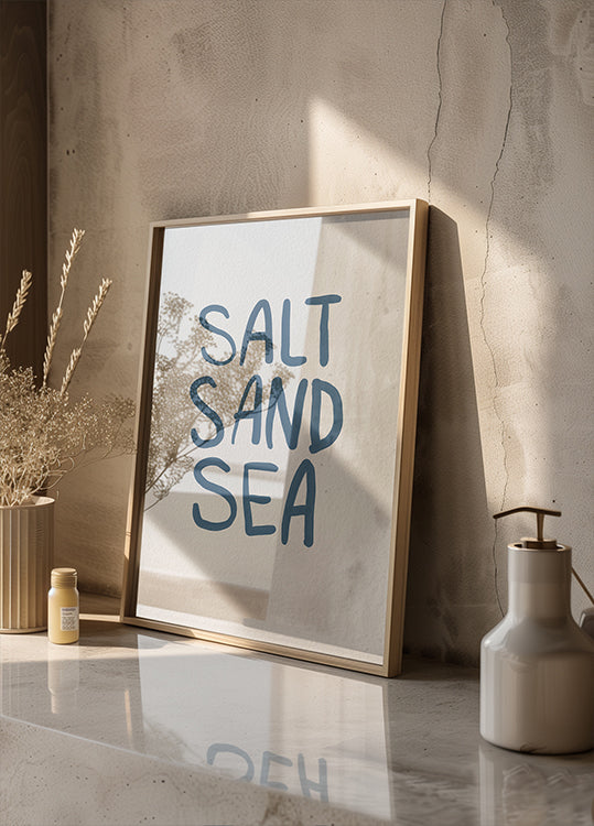 Salt Sand Sea Poster - Posterbox.dk