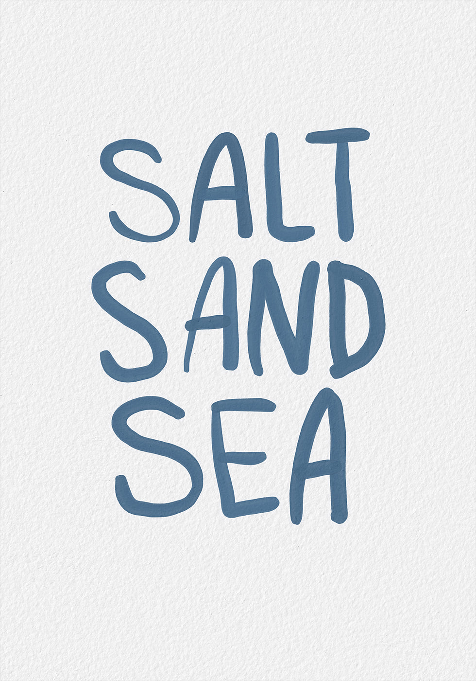 Salt Sand Sea Poster - Posterbox.dk