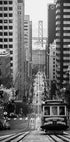 San Francisco Streetcar and Skyline Poster - Posterbox.dk