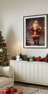 Santa Claus with Gifts Poster - Posterbox.dk