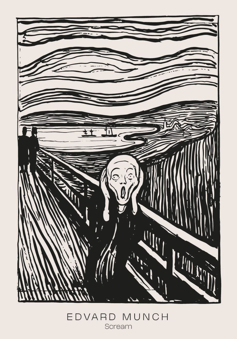 Scream, Edvard Munch Poster - Posterbox.dk