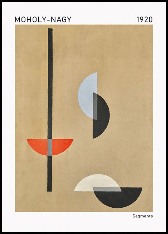 Segments Bauhaus abstract, Moholy-Nagy, 1920 Package - Posterbox.dk