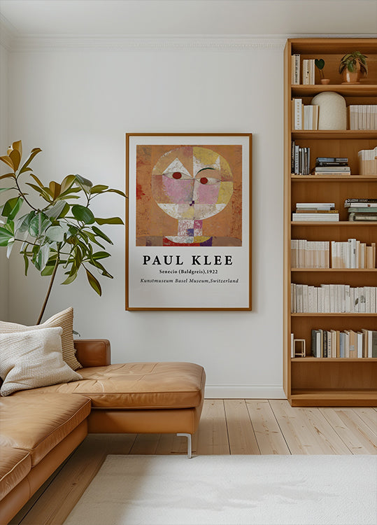 Senecio, abstract geometric face painting Poster - Posterbox.dk