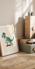 Skateboarding T-Rex Poster - Posterbox.dk