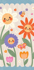 Smiley Flowers, whimsical Floral Poster - Posterbox.dk