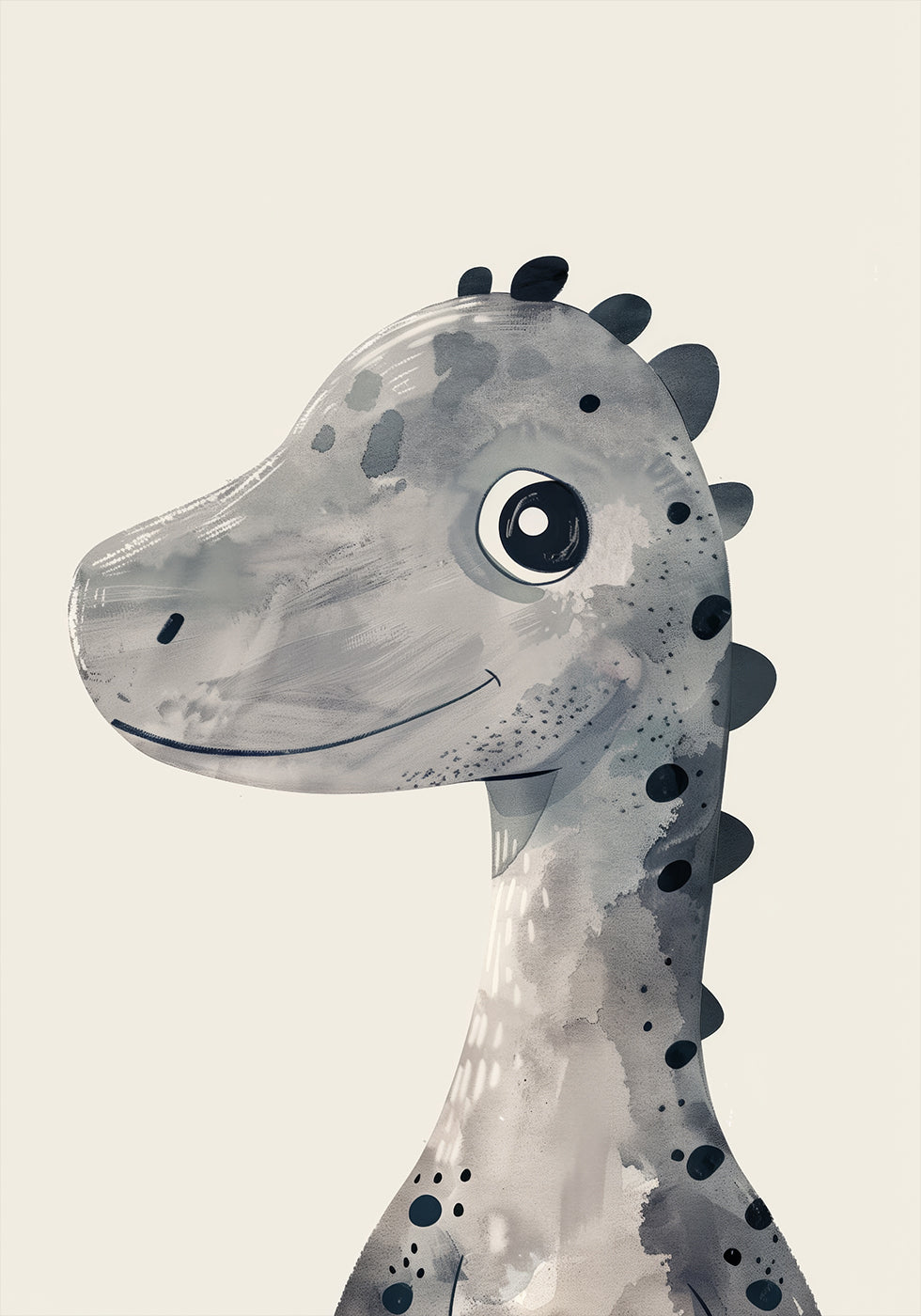 Smiling Dinosaur Poster - Posterbox.dk