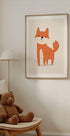 Smiling Fox Poster - Posterbox.dk
