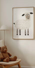 Smiling Sheep Poster - Posterbox.dk