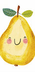 Smiling Yellow Pear Poster - Posterbox.dk