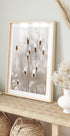 Snowy Dried Flowers Poster - Posterbox.dk