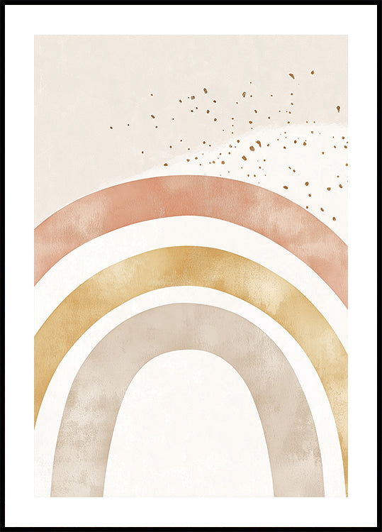 Soft Boho Rainbow Poster - Posterbox.dk