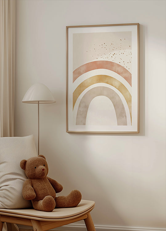 Soft Boho Rainbow Poster - Posterbox.dk