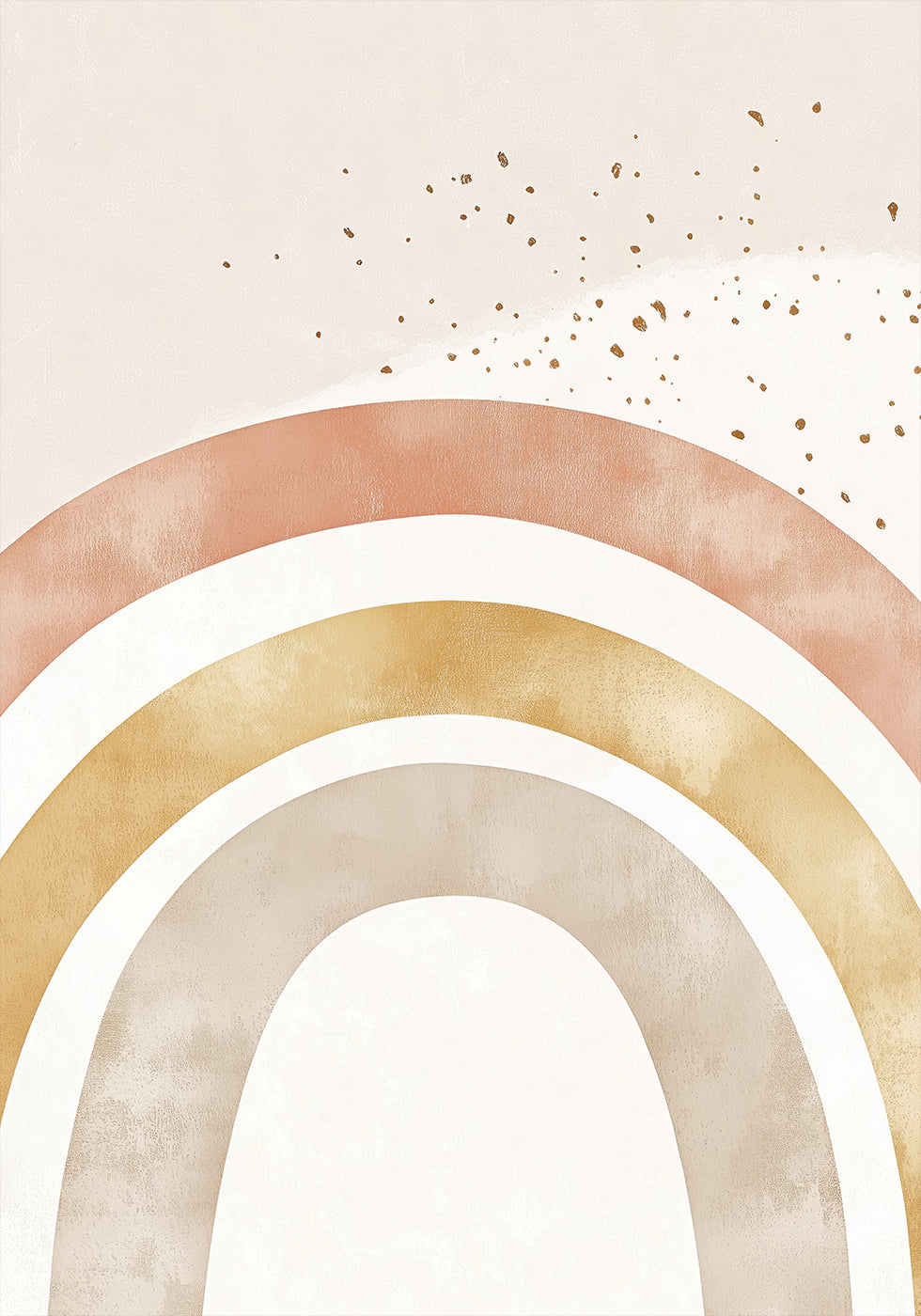 Soft Boho Rainbow Poster - Posterbox.dk
