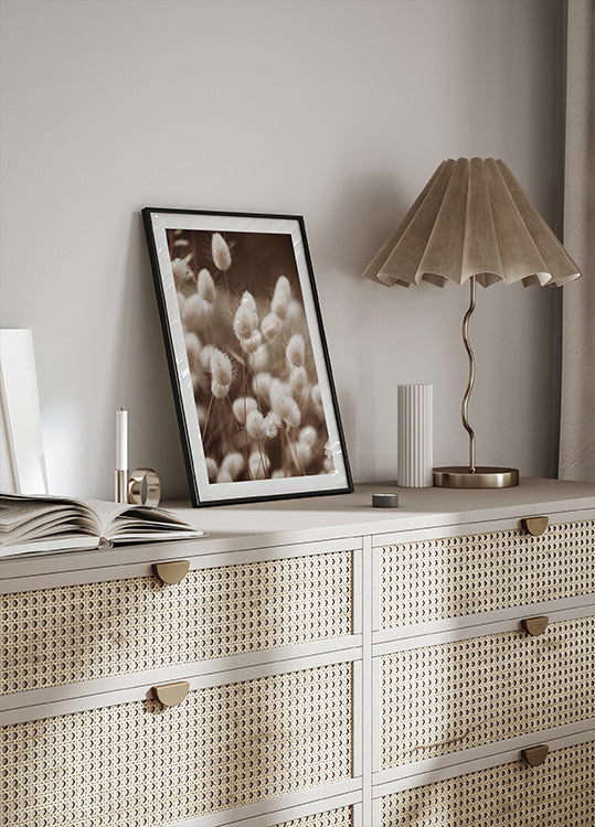 Soft Elegance of Lagurus Poster - Posterbox.dk