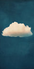 Soft White Cloud on Blue Sky Poster - Posterbox.dk