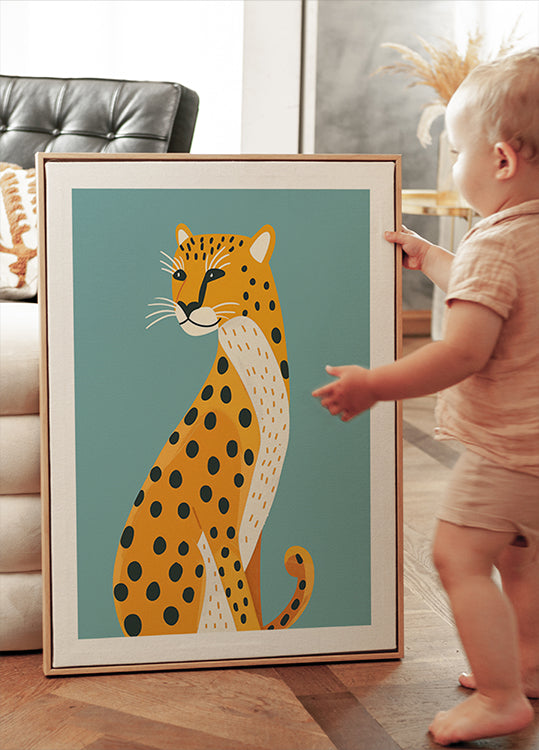 Spotted Cat Poster - Posterbox.dk