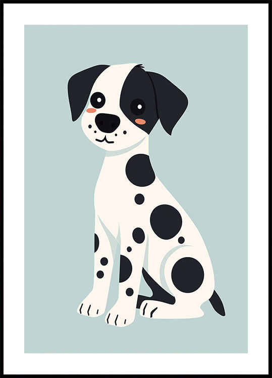 Spotted Puppy Poster - Posterbox.dk