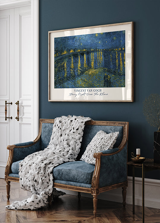 Starry Night Over The Rhône by Vincent van Gogh Poster - Posterbox.dk