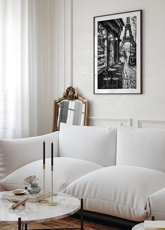 Street Cafe in Paris Poster - Posterbox.dk