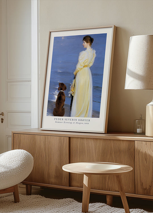 Summer Evening at Skagen, Peder Severin Krøyer Poster - Posterbox.dk
