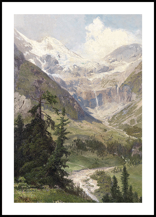 Summer in the Mountains by Konrad Petrides Poster - Posterbox.dk