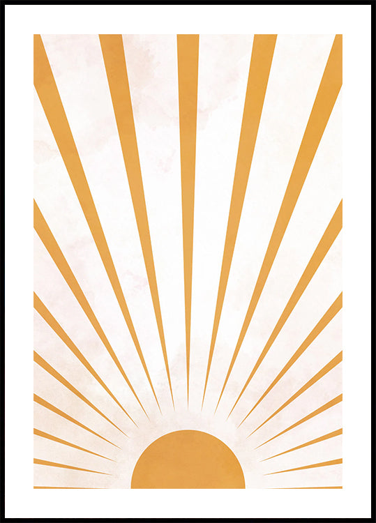 Sunbeams Watercolor Poster - Posterbox.dk
