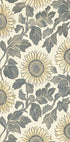 Sunflower Botanical Vintage Pattern Cream Poster - Posterbox.dk