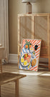 Sunny Breakfast, citrus and croissant art Poster - Posterbox.dk