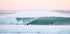Sunset Barrel Surf, Coastal Calm Wall Art Poster - Posterbox.dk