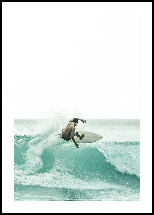 Surfer Surfing Poster - Posterbox.dk