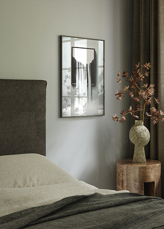 Surreal Waterfall Frame Poster - Posterbox.dk